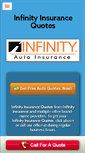 Mobile Screenshot of infinityinsurancequote.com