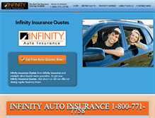 Tablet Screenshot of infinityinsurancequote.com